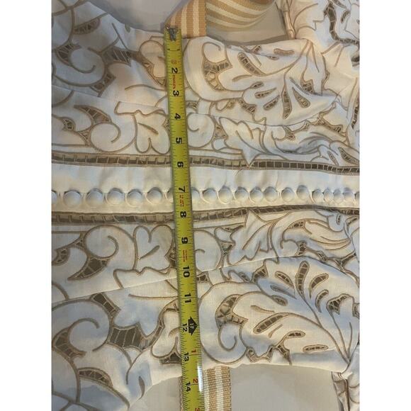 Zimmermann Edie Button Down Short Dress Embroidered Lace Mini Belted 0 US 4 - Picture 11 of 16